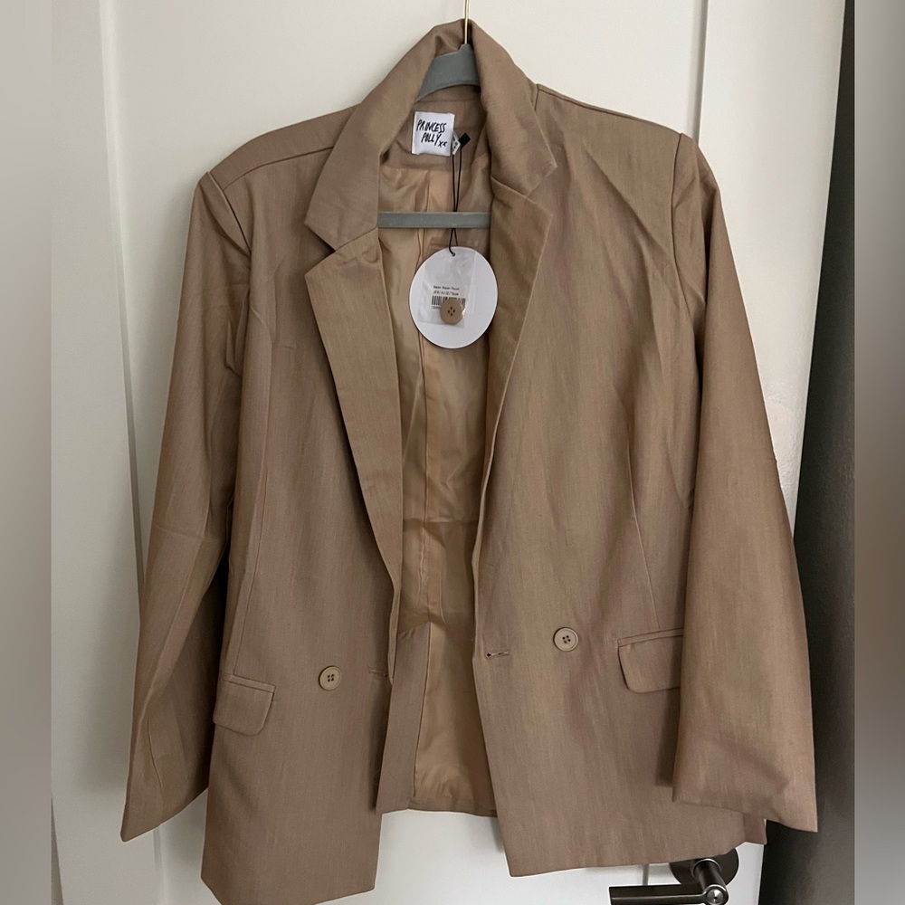 NWT Taupe Princess Polly Blazer